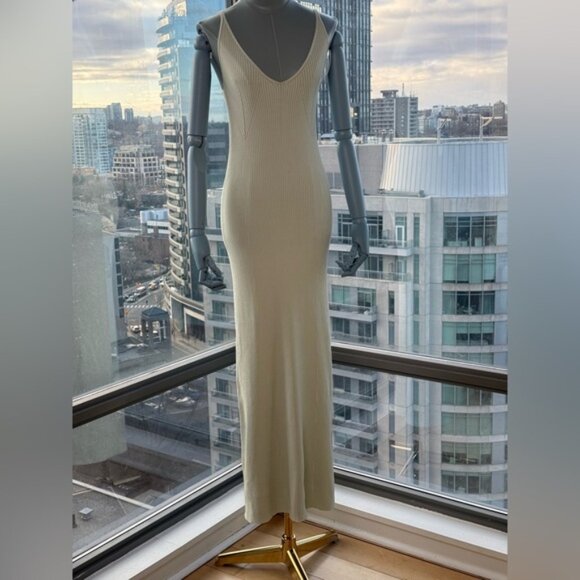 🆕 SIR THE LABEL 🧿 NWOT Peppermint Sandy Knit Maxi Dress, Sz 3 US 8 - Picture 7 of 15